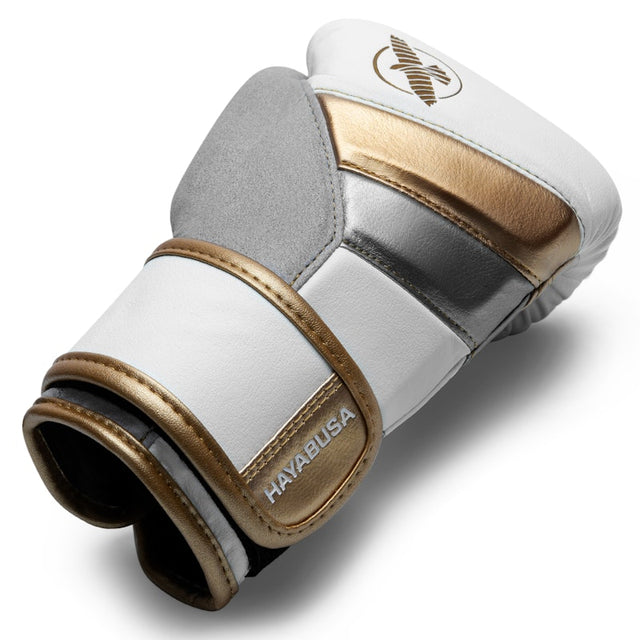 Hayabusa Boxing Gloves T3 Kids – White/Gold