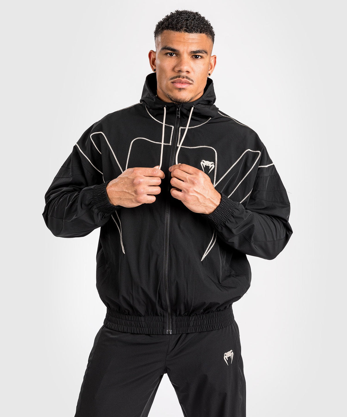 Venum Attack 90 Jas - Zwart/Wit