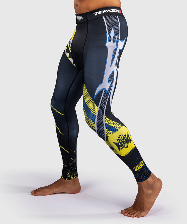 Venum Spats TEKKEN 8 King Preto/Amarelo