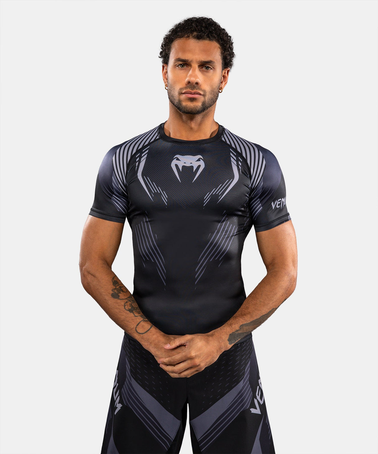 Venum Rashguard No-Gi 6.0 - Zwart/Grijs