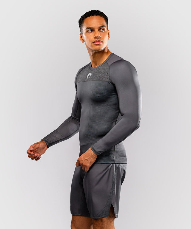 Rashguard Venum G-Fit Scale Mangas Compridas – Cinzento