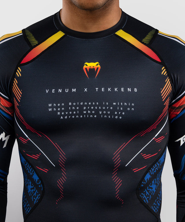 Venum Rashguard TEKKEN 8 Yoshimitsu – Schwarz/Orange – Foto 5