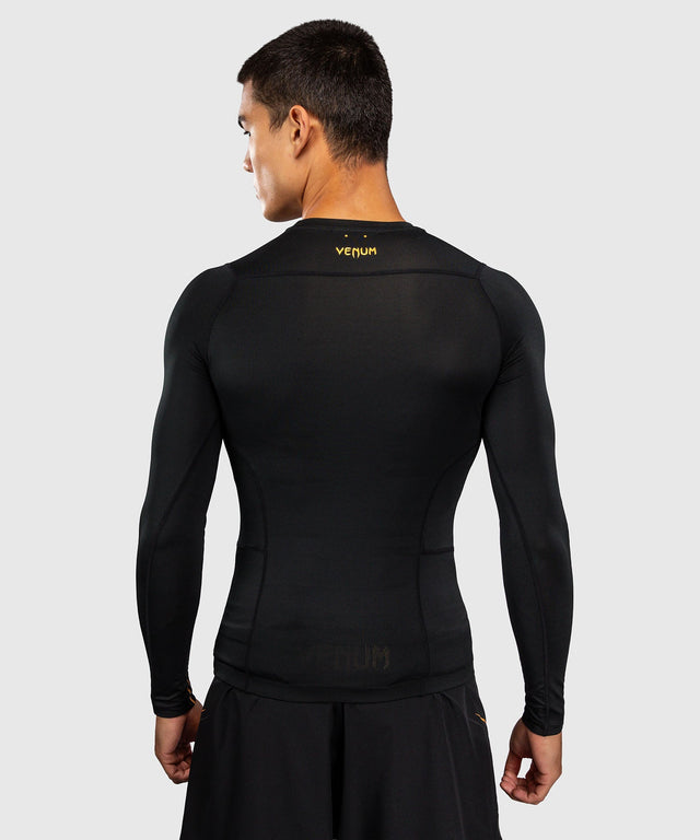 Rashguard Venum G-Core Maniche Lunghe – Nero/Oro