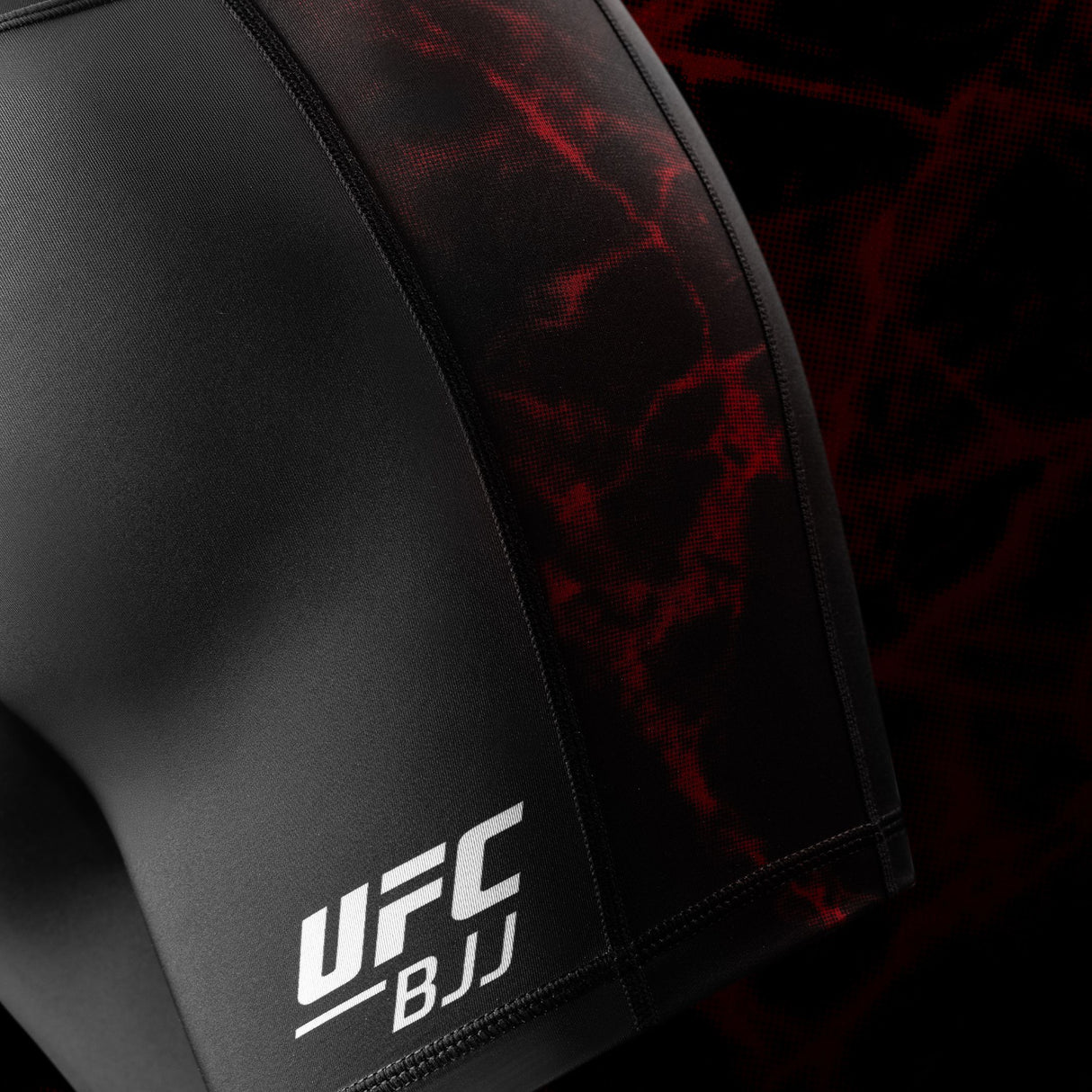 Hayabusa x UFC BJJ Compressie Shorts Dames - Zwart/Rood