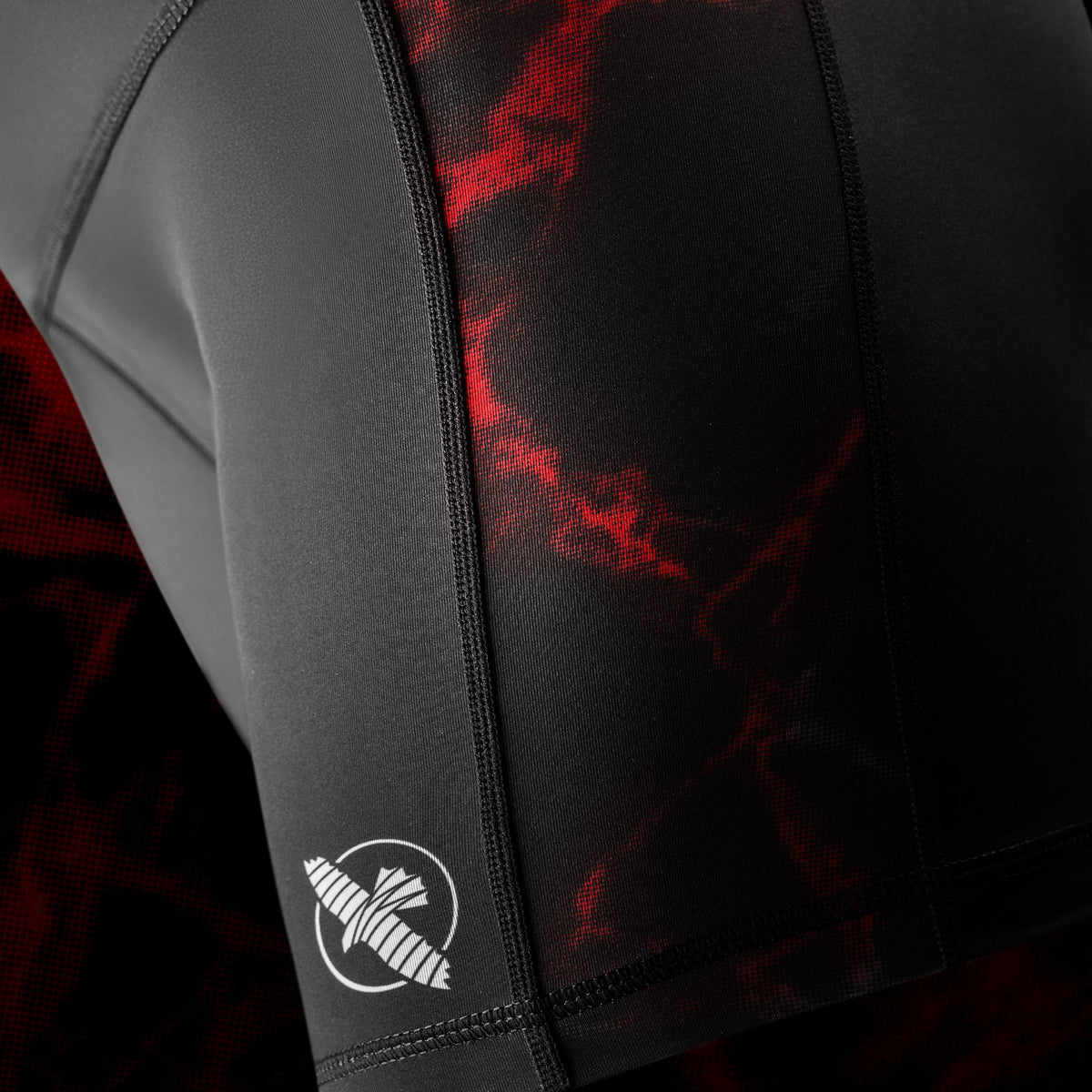 Hayabusa x UFC BJJ Compressie Shorts Dames - Zwart/Rood