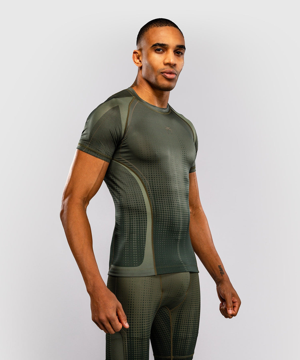Venum Rashguard Stealth - Kaki/Legergroen