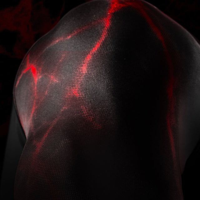 Rashguard de BJJ Hayabusa x UFC Mangas Curtas – Preto/Vermelho
