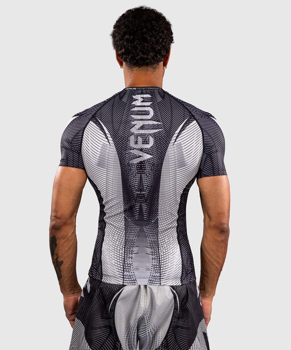 Venum Rashguard Galactic 3.0 - Offwhite/Zwart