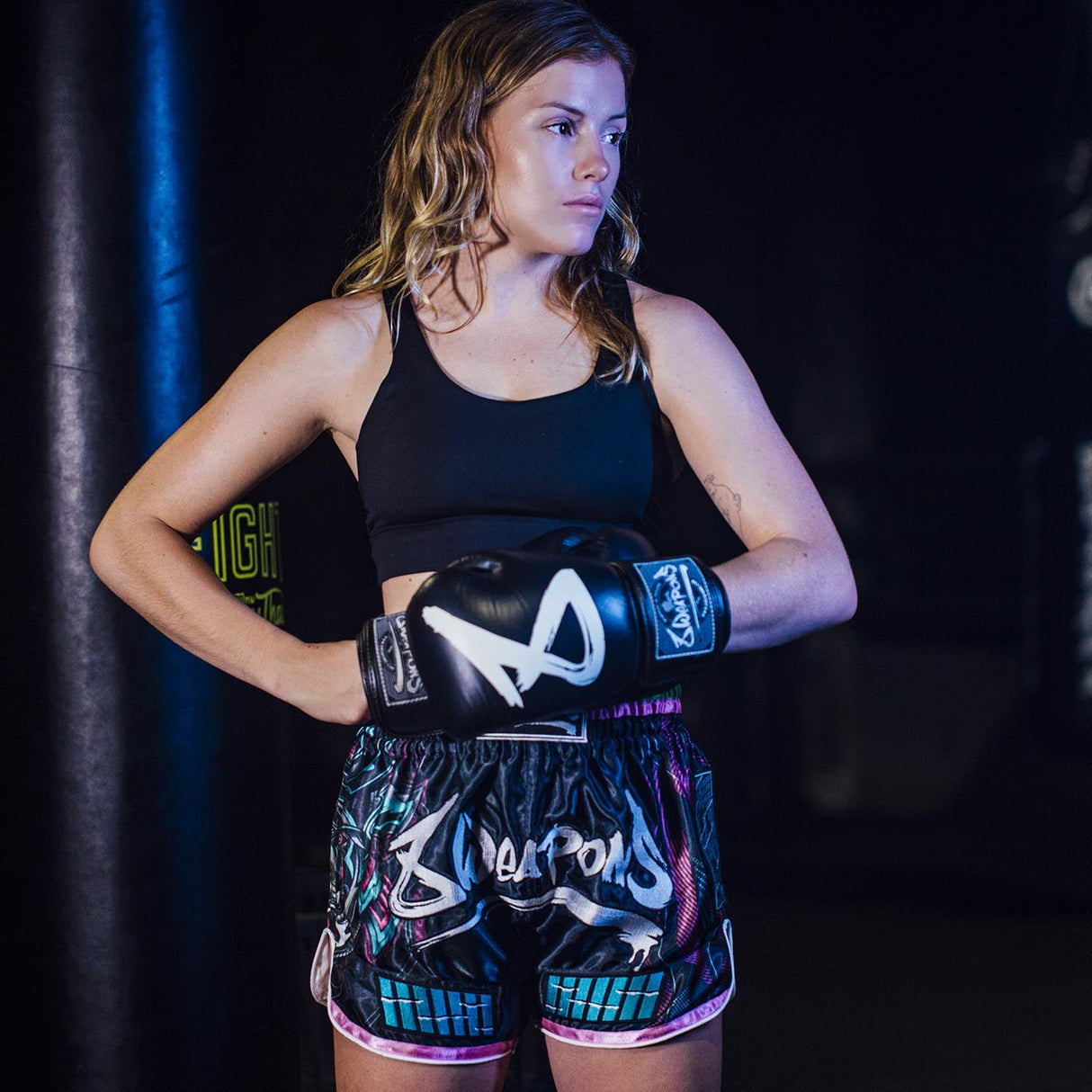8 WEAPONS Muay Thai Shorts Samurai 2.0 - Cyber