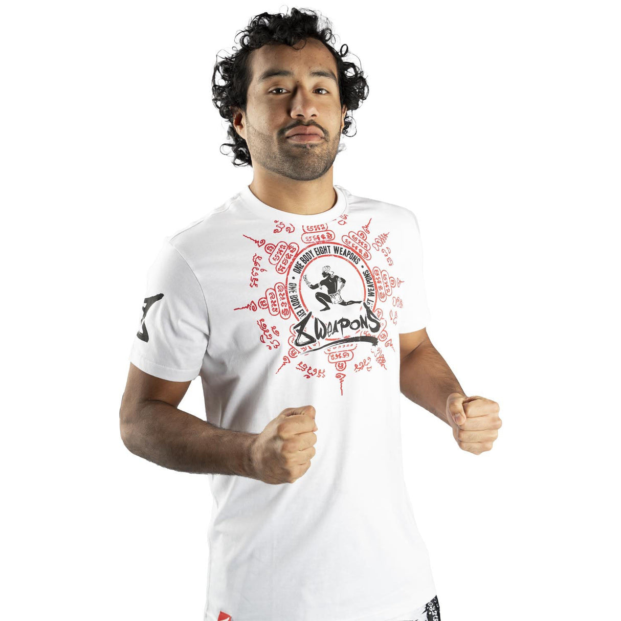 8 WEAPONS T-Shirt Eight Ways Yant - Wit