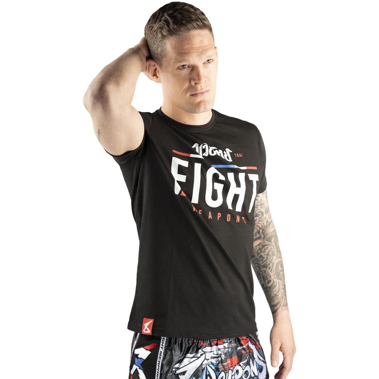 8 WEAPONS T-Shirt The Fight - Zwart