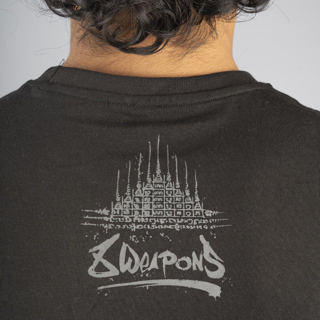 8 Weapons T-Shirt Yantra - Zwart