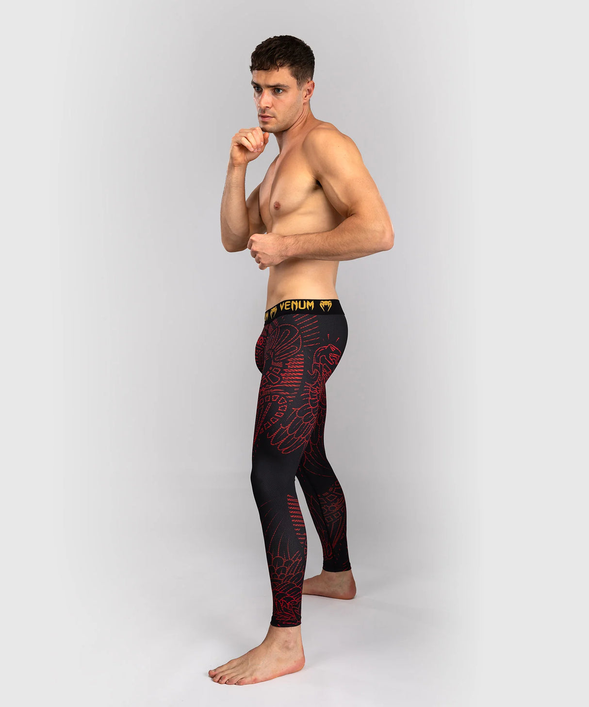 Venum Spats Quetzal Fury - Zwart/Rood
