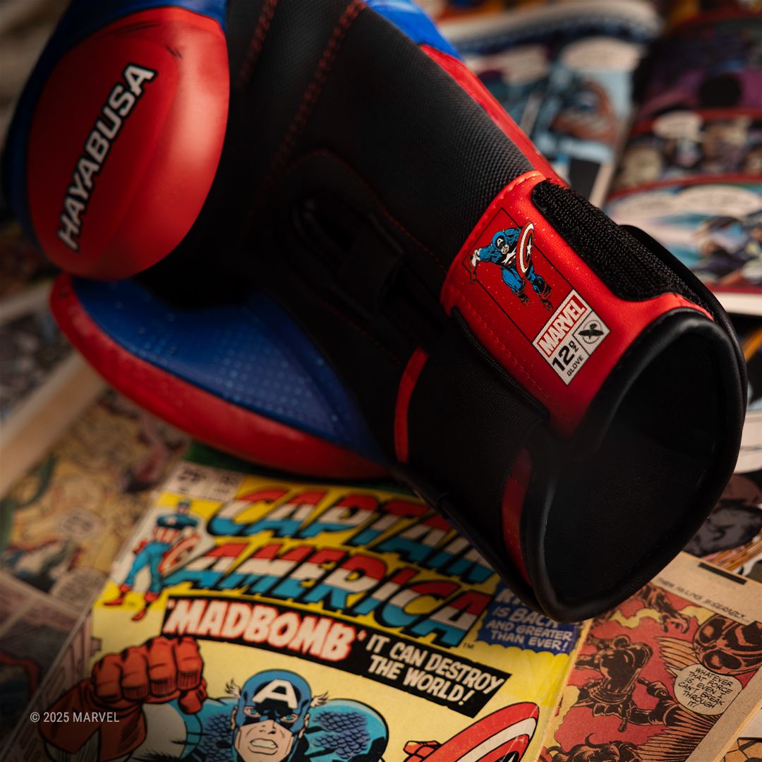 Hayabusa Bokshandschoenen Captain America - Rood/Wit/Blauw