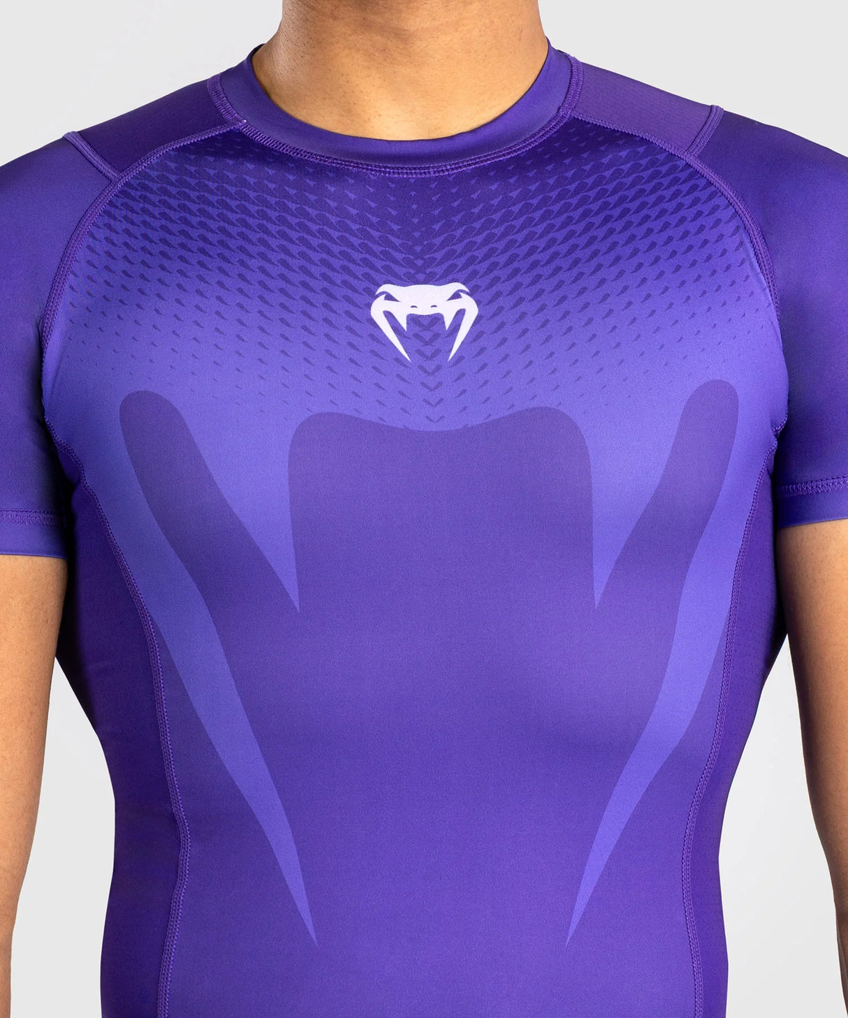Venum No Gi Rashguard Korte Mouwen - Paars