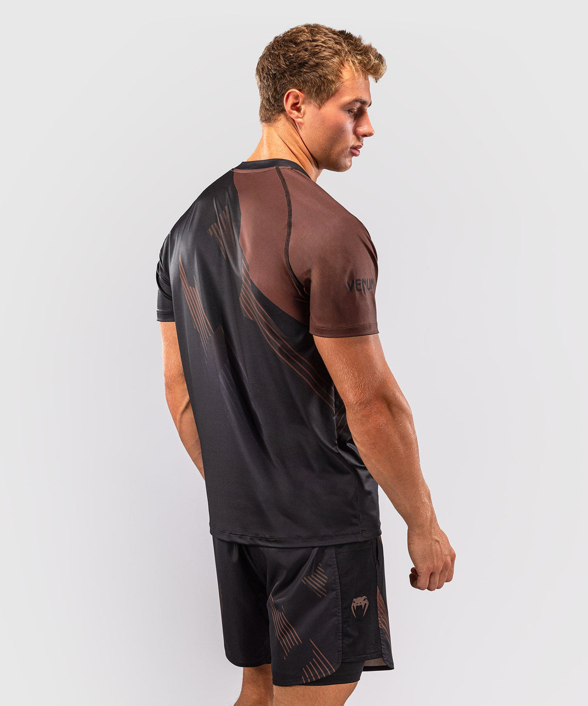 Venum T-Shirt No-Gi 6.0 - Zwart/Bruin