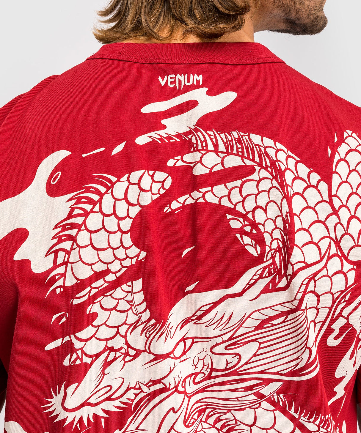 Venum T-shirt Dragon's Flight - Rood/Crème Wit