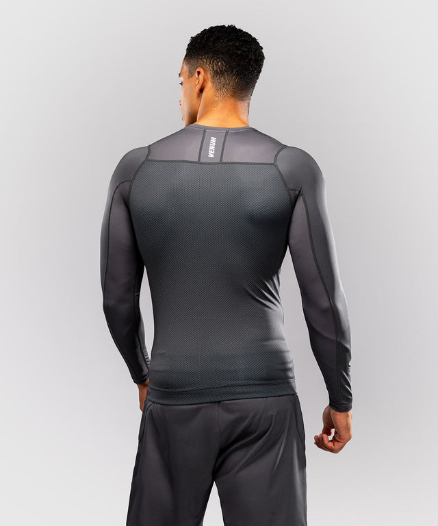 Rashguard Venum G-Fit Scale Mangas Compridas – Cinzento