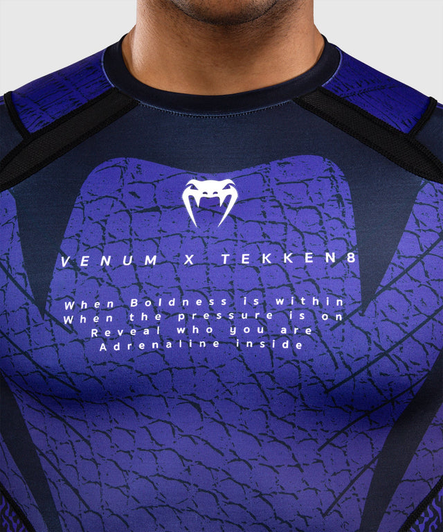 Rashguard Venum x TEKKEN 8 Kazuya – Długie rękawy – Czarny/Fioletowy