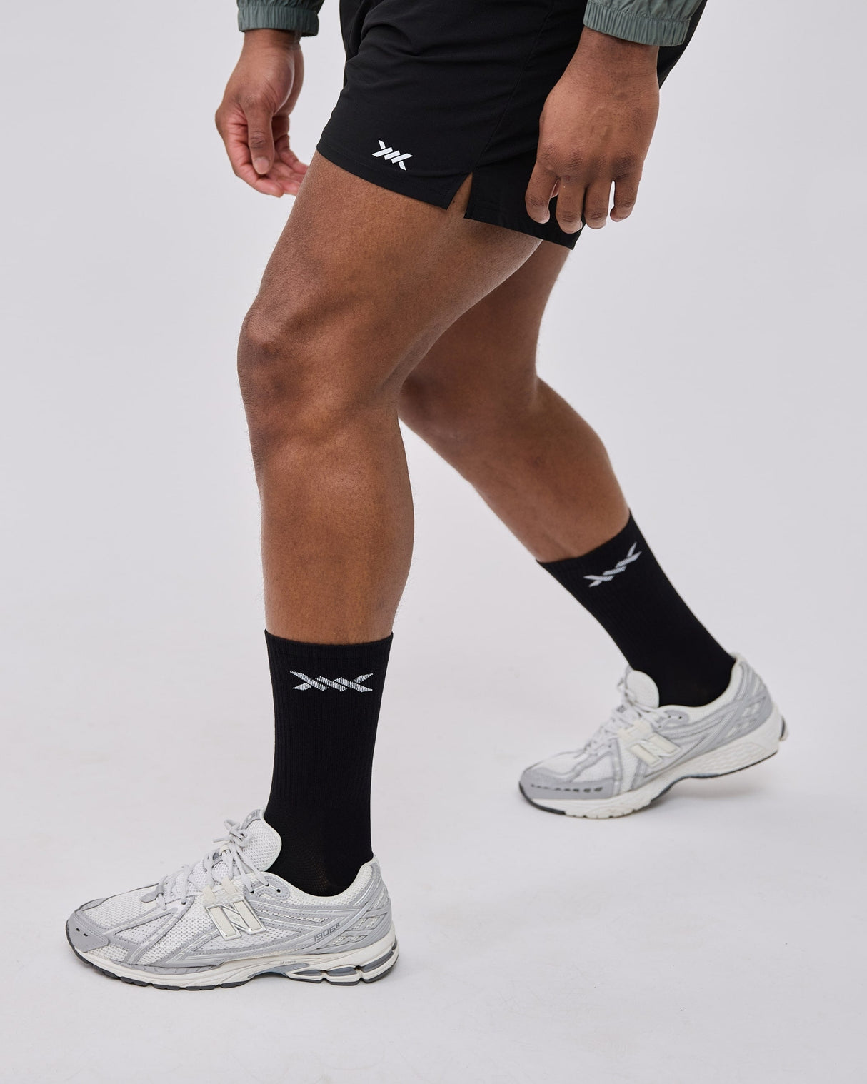 Caged Crew Sokken - Zwart