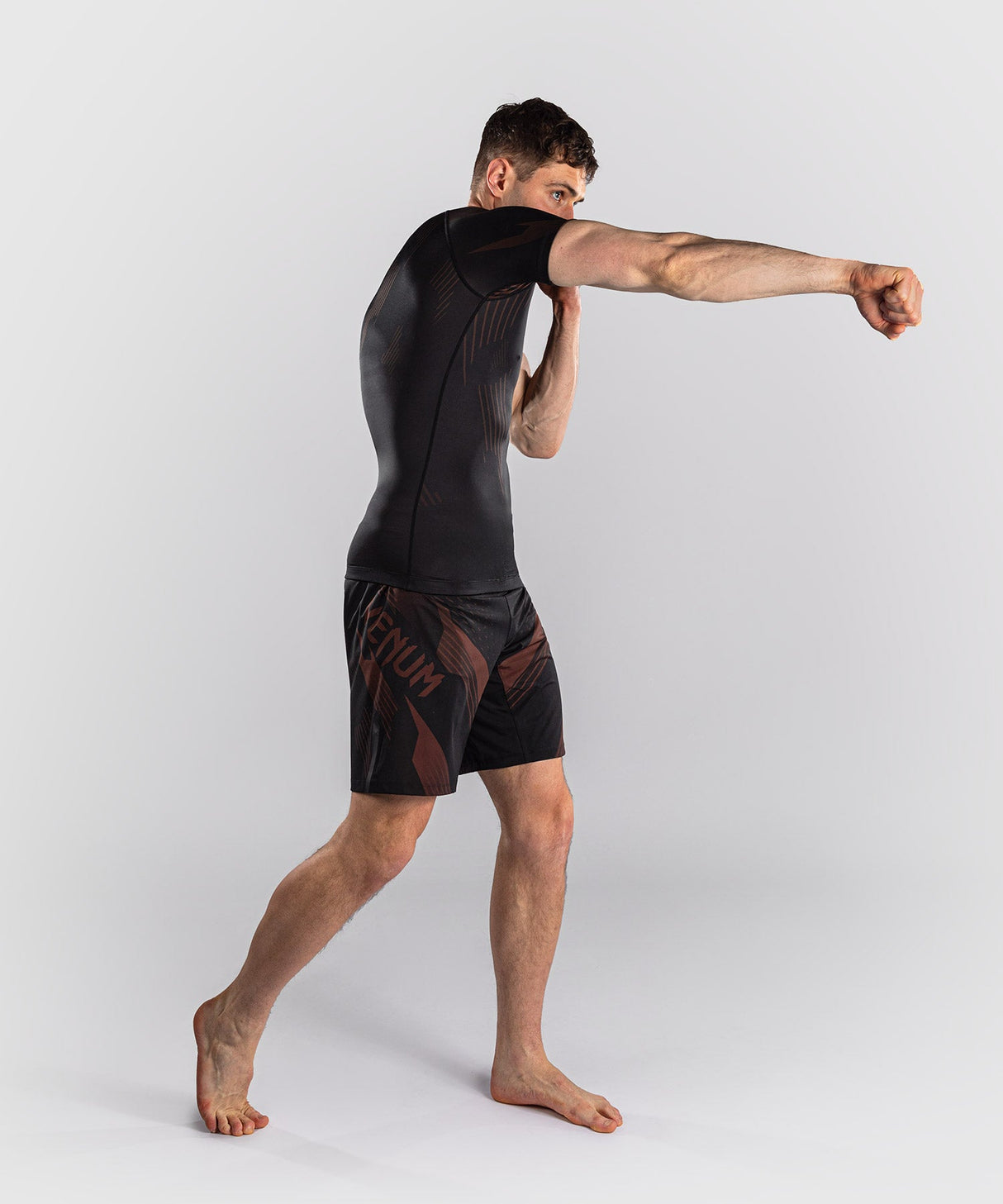 Venum Rashguard No-Gi 6.0 - Zwart/Bruin