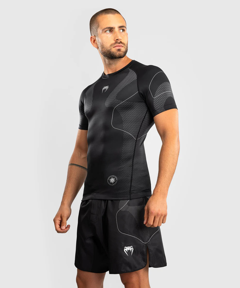 Venum Rashguard Korte Mouwen Nexus - Zwart