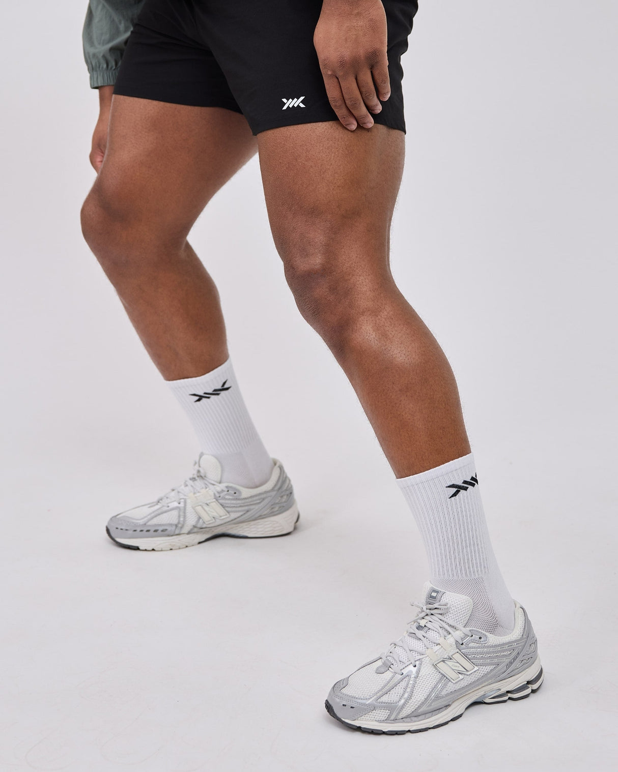 Caged Crew Sokken - Wit