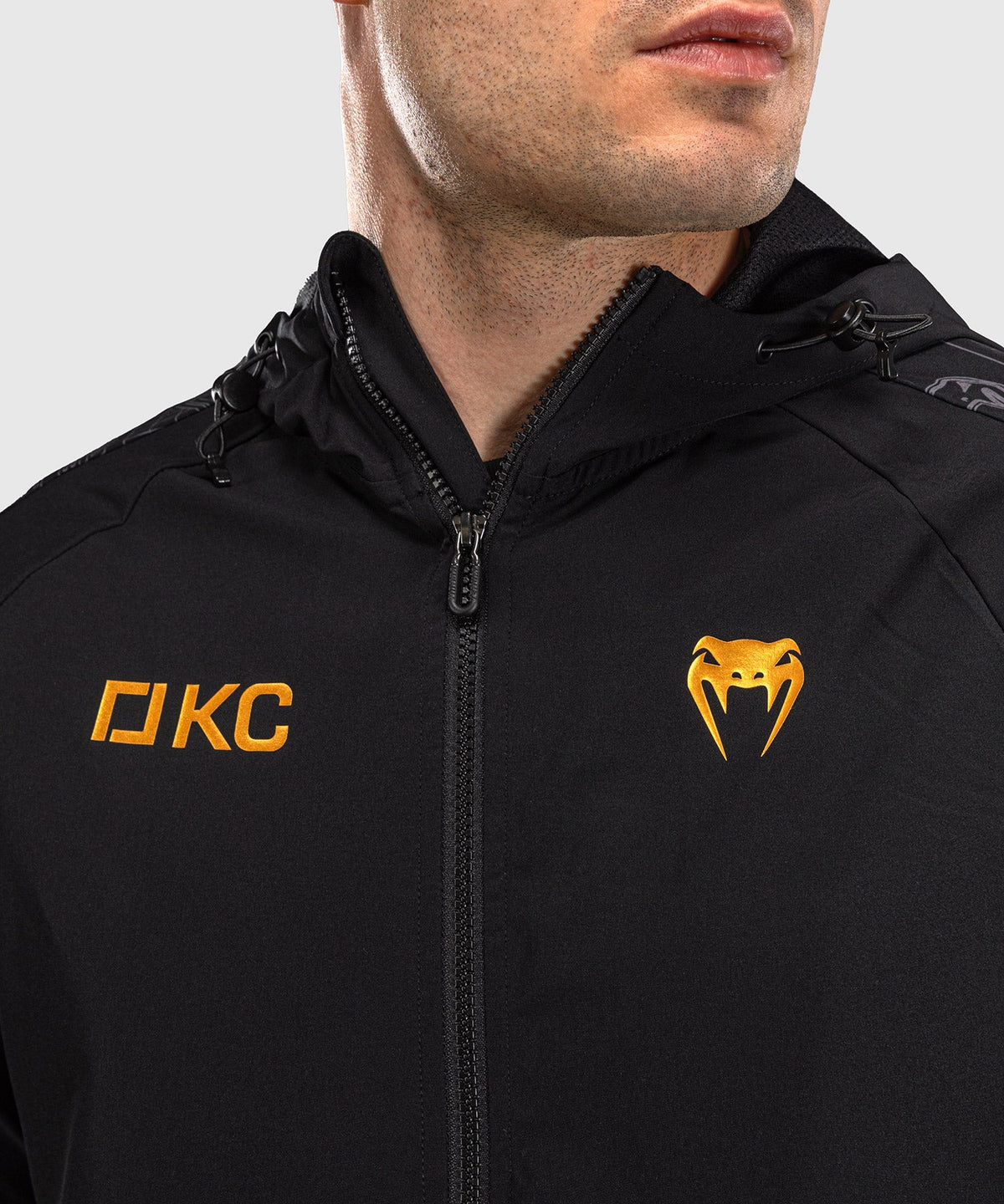 Venum Karate Combat Trainingsjack - Zwart/Grijs