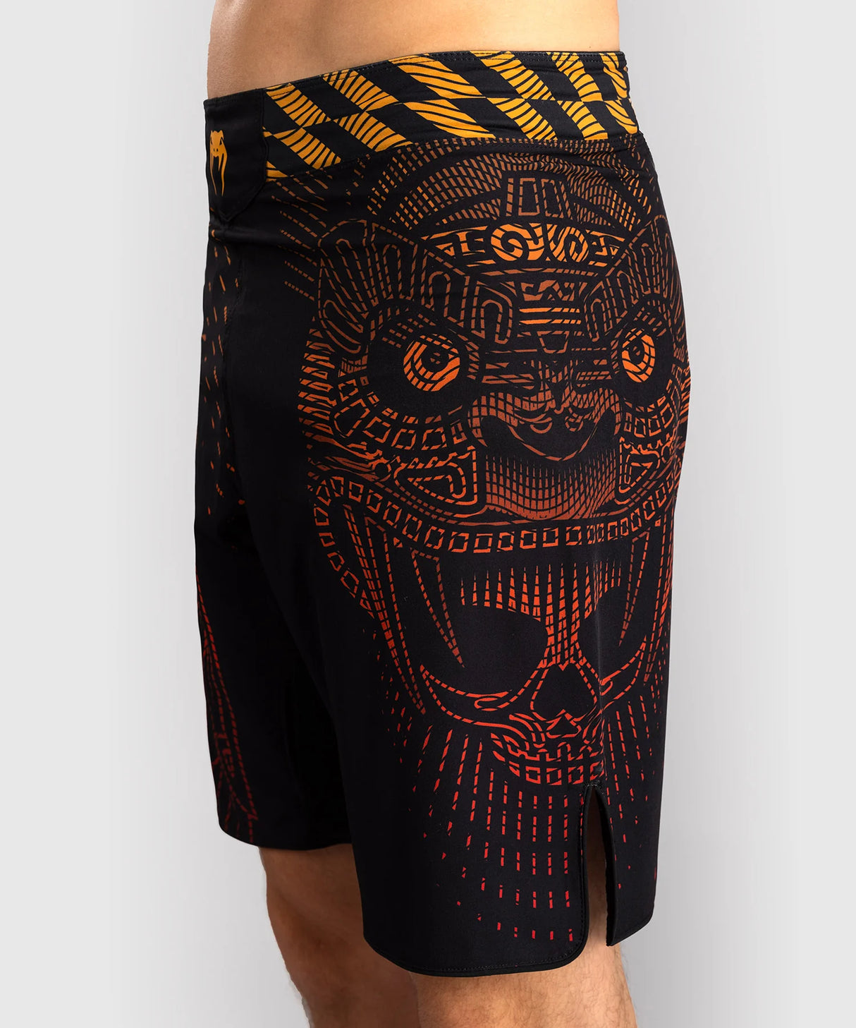 Venum MMA Shorts Quetzal Fury - Zwart/Rood/Goud