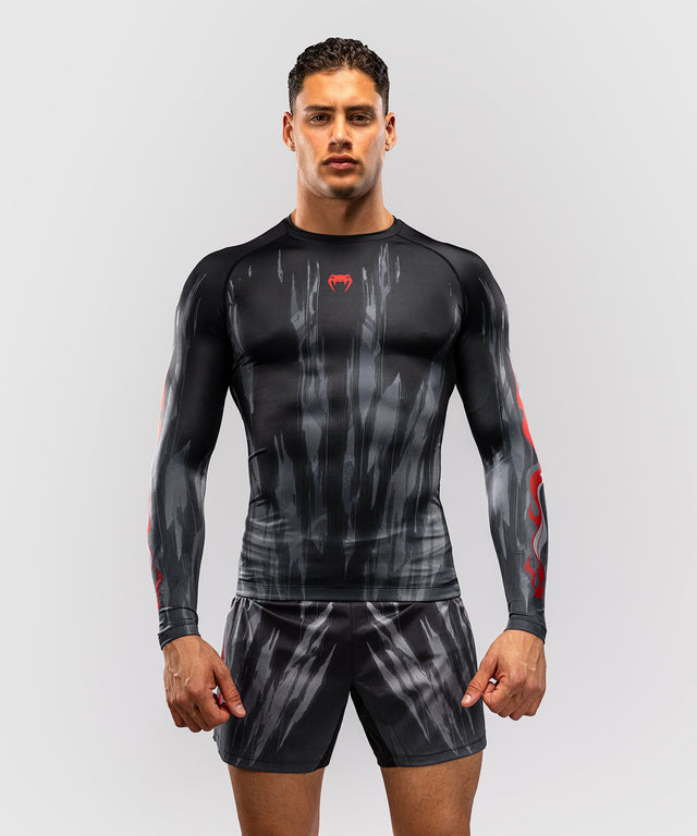 Rashguard Venum Demon Maniche Lunghe – Nero/Grigio