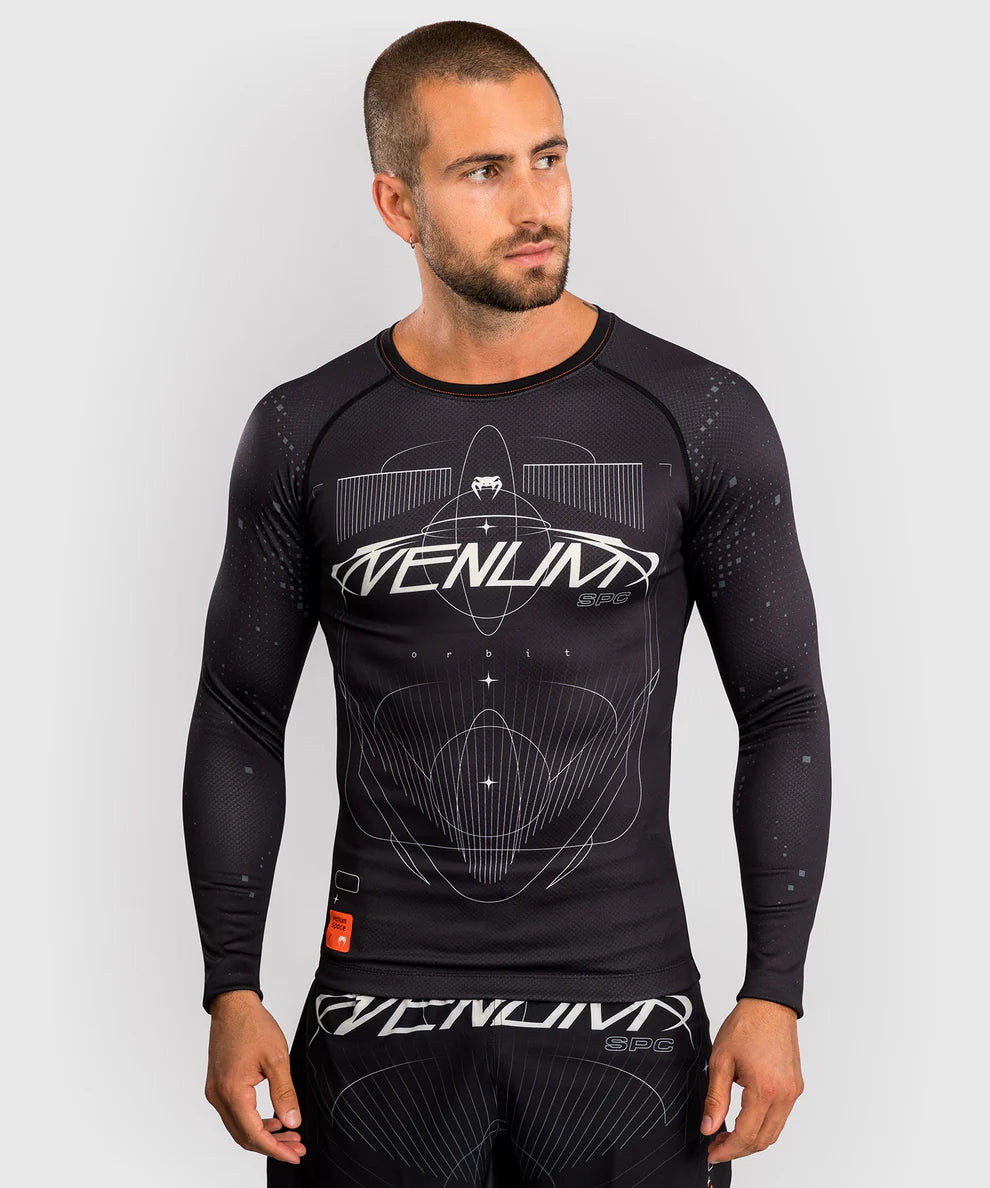 Venum Rashguard Lange Mouwen Eclipse - Zwart