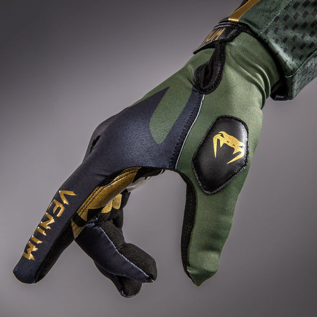 Venum MX Summer Motorhandschoenen - Zwart/Groen/Goud