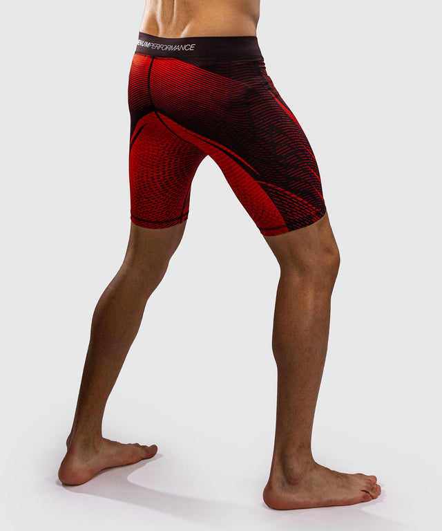 Venum Compressie Shorts Galactic 3.0 - Rood/Zilver