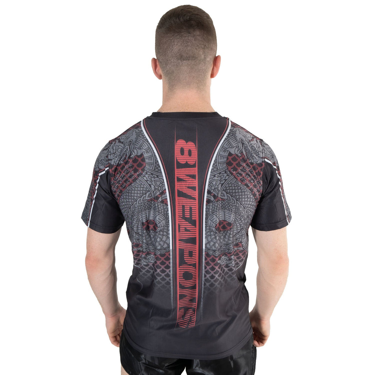 8 WEAPONS Functioneel T-Shirt Naga Yant - Zwart/Rood