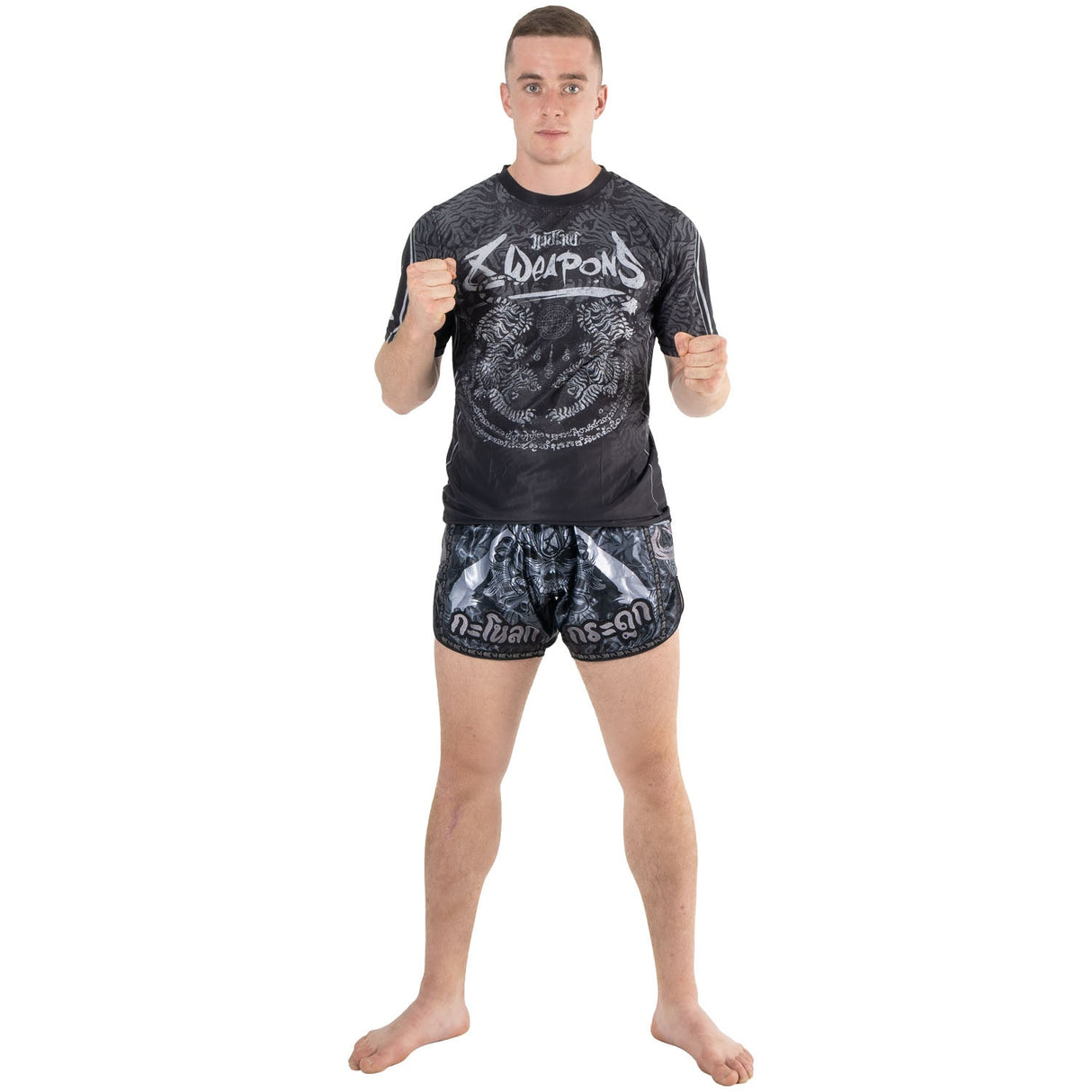 8 WEAPONS T-Shirt Functional - Zwart/Grijs