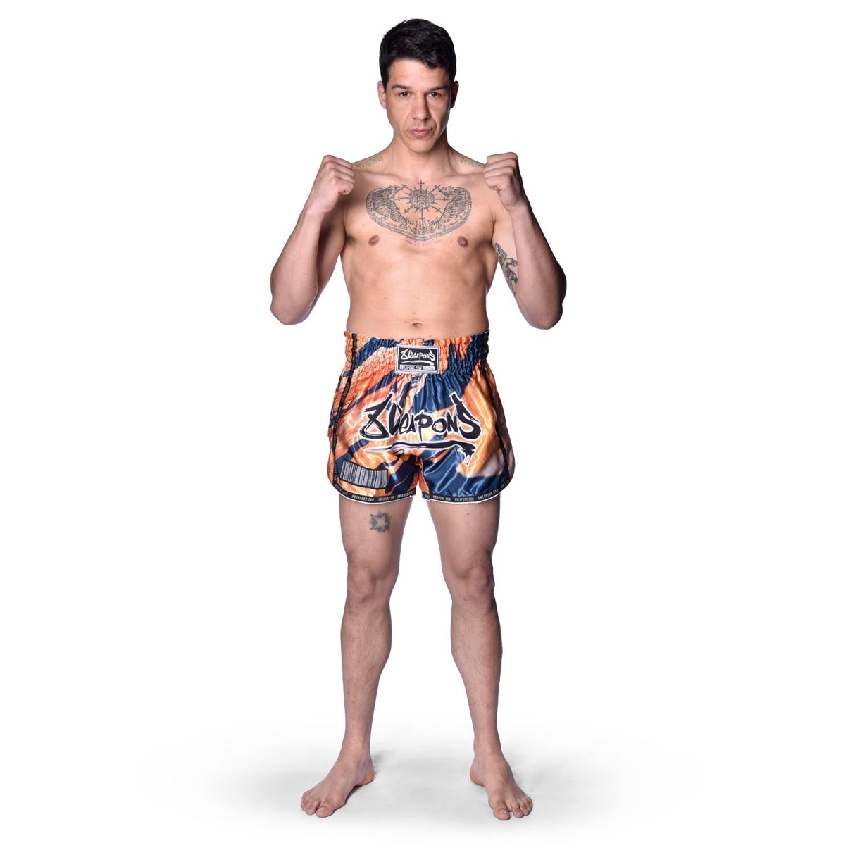 8 WEAPONS Muay Thai Shorts Vivo - Magma