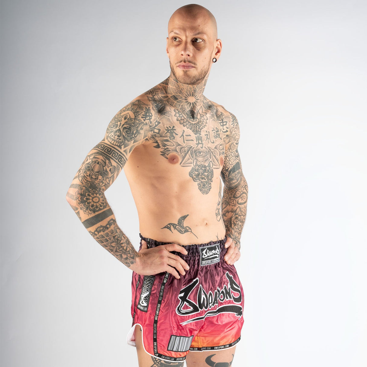 8 WEAPONS Muay Thai Shorts Vivo Sunsphere - Meerkleurig