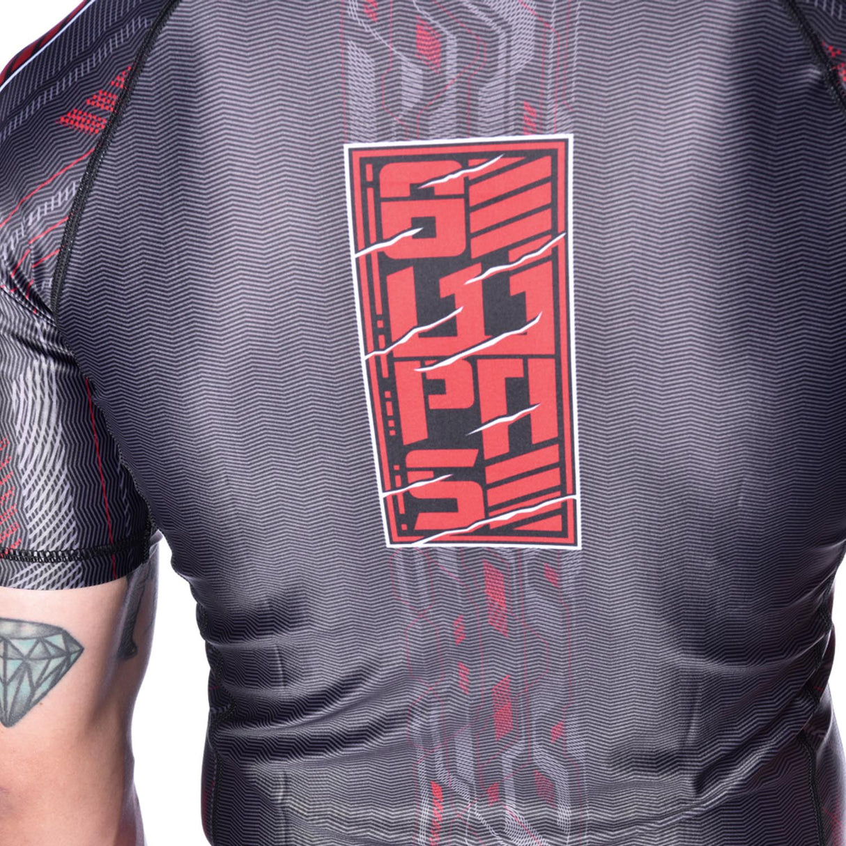 8 WEAPONS Rashguard Samurai 2.0 - Zwart/Rood