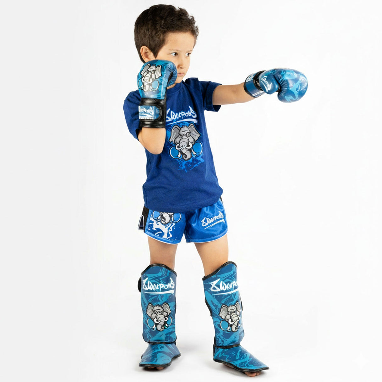 8 WEAPONS T-Shirt Jipe - Blauw