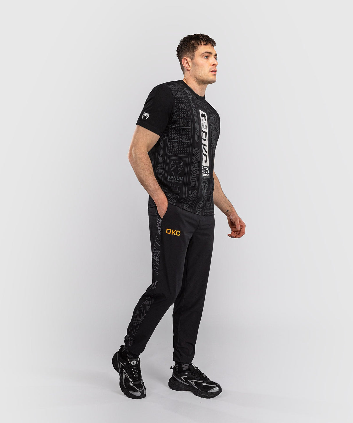 Venum T-Shirt Karate Combat - Zwart/Grijs