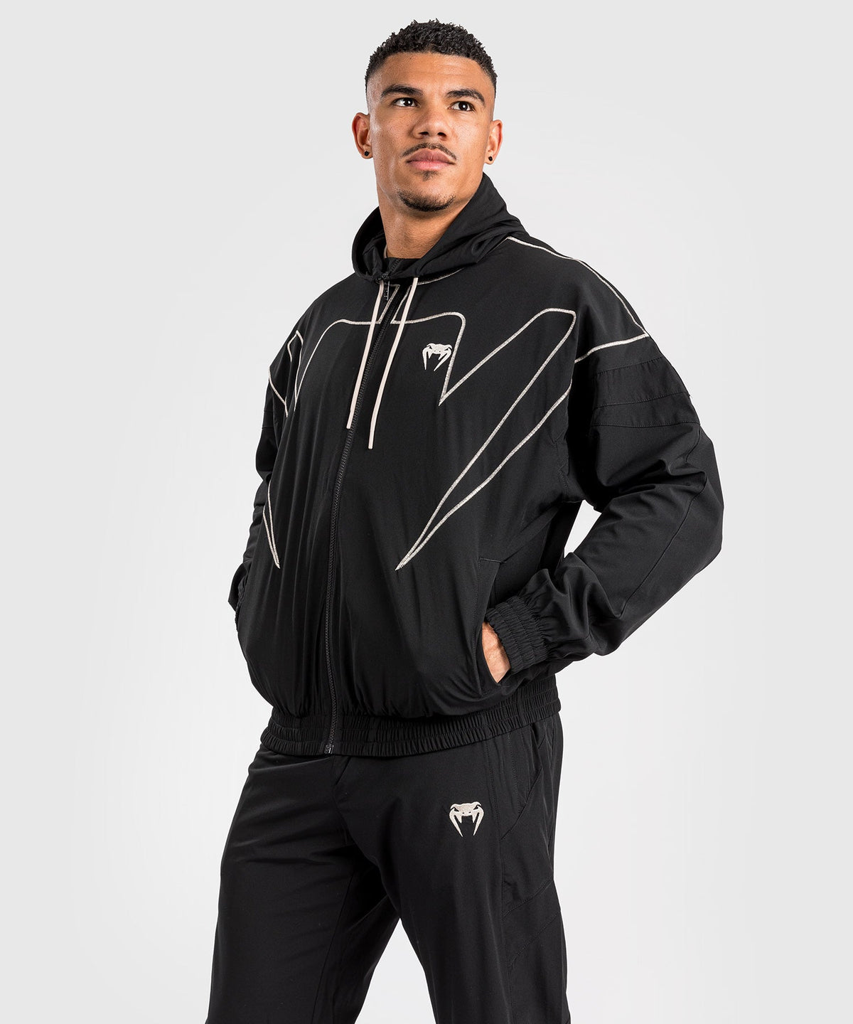 Venum Attack 90 Jas - Zwart/Wit