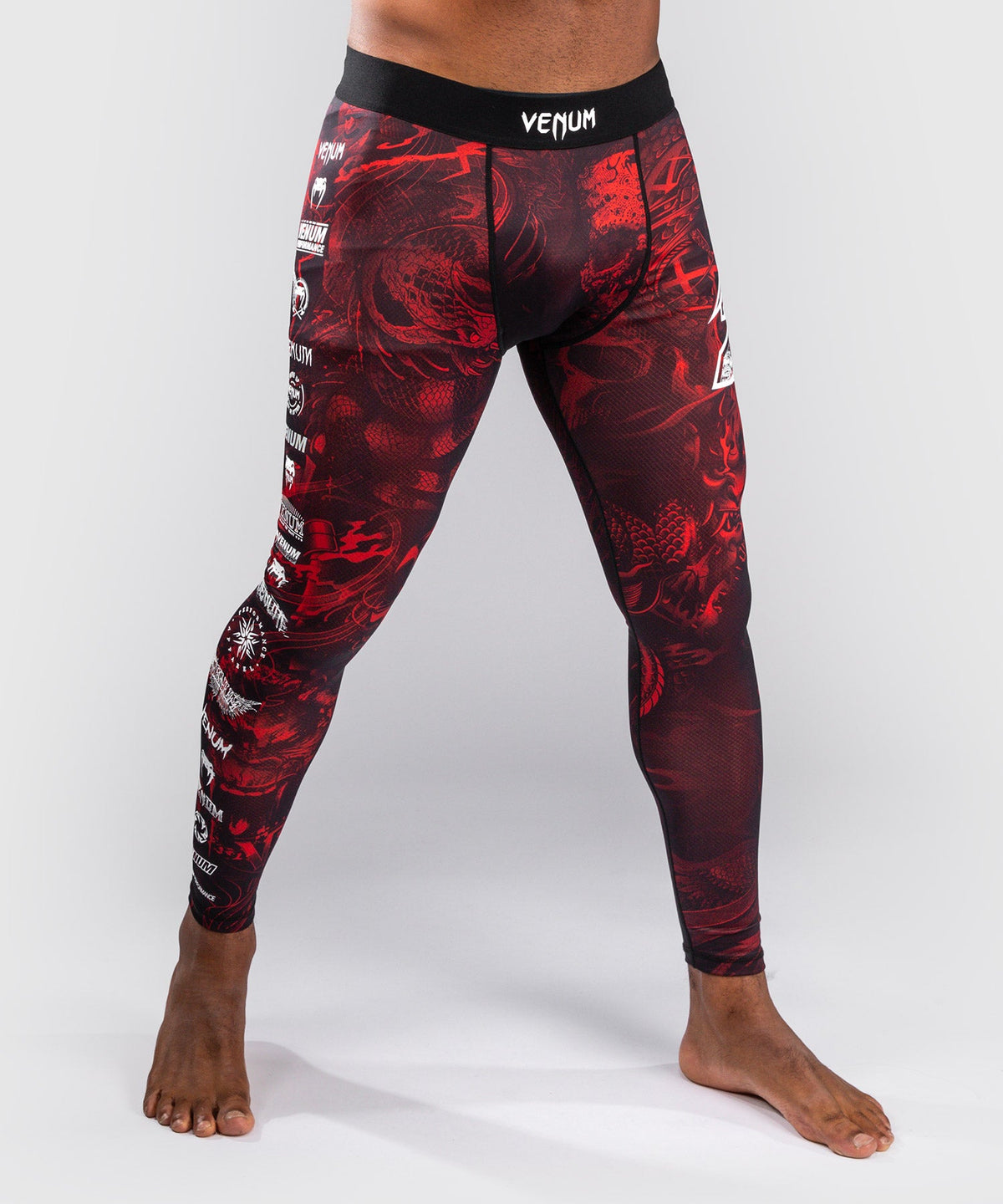 Venum Compressiebroek 20th Anniversary - Zwart/Rood