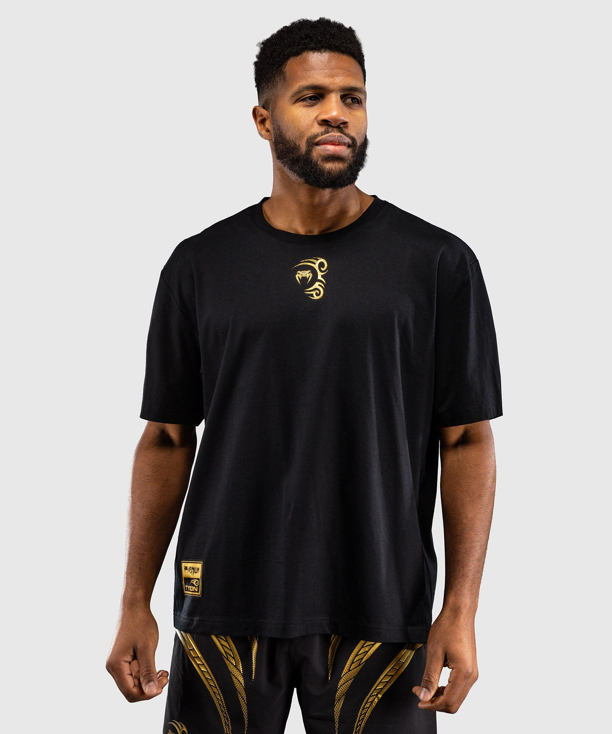 Venum x Mike Tyson T-Shirt Tiger - Zwart/Goud