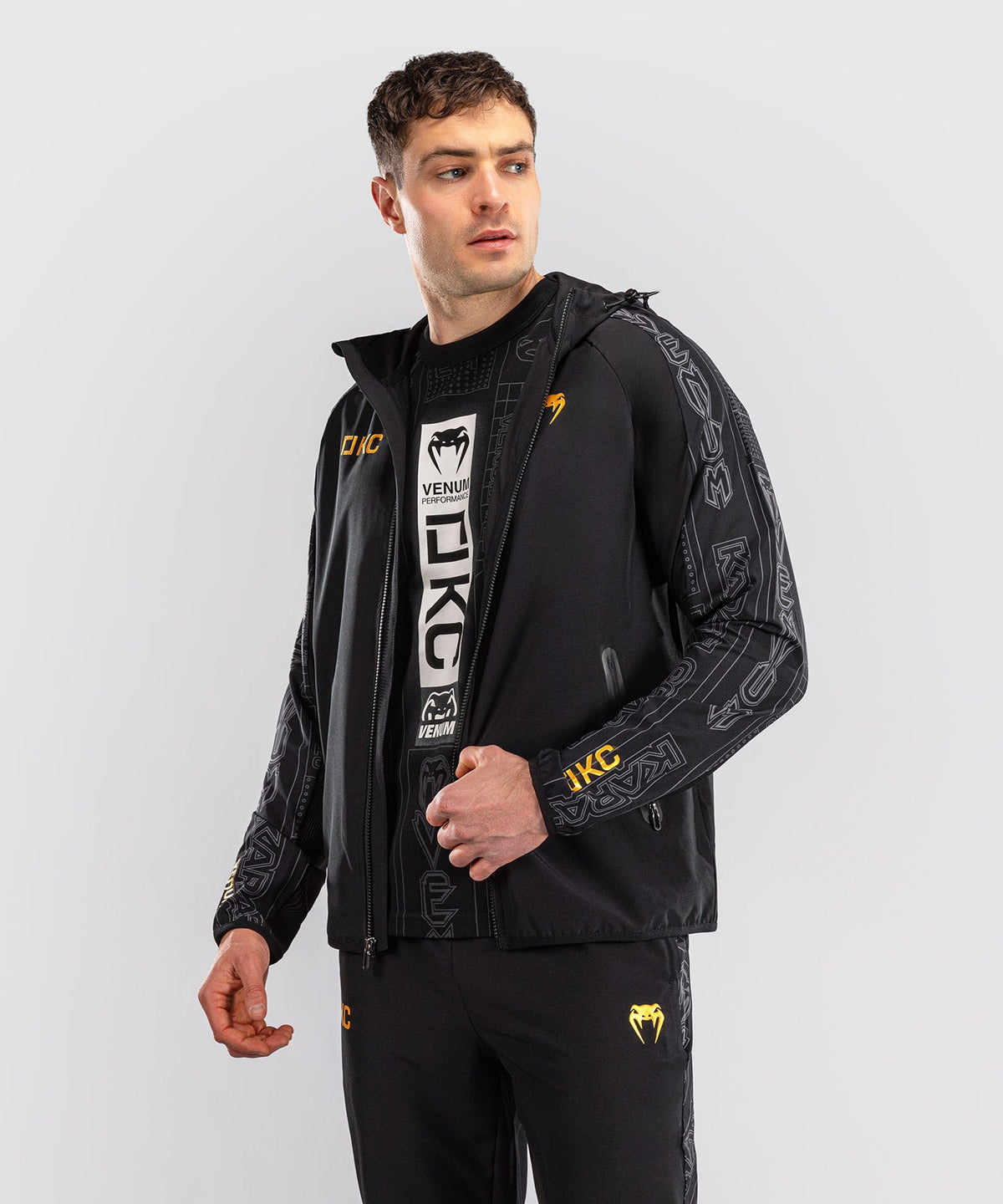 Venum Karate Combat Trainingsjack - Zwart/Grijs