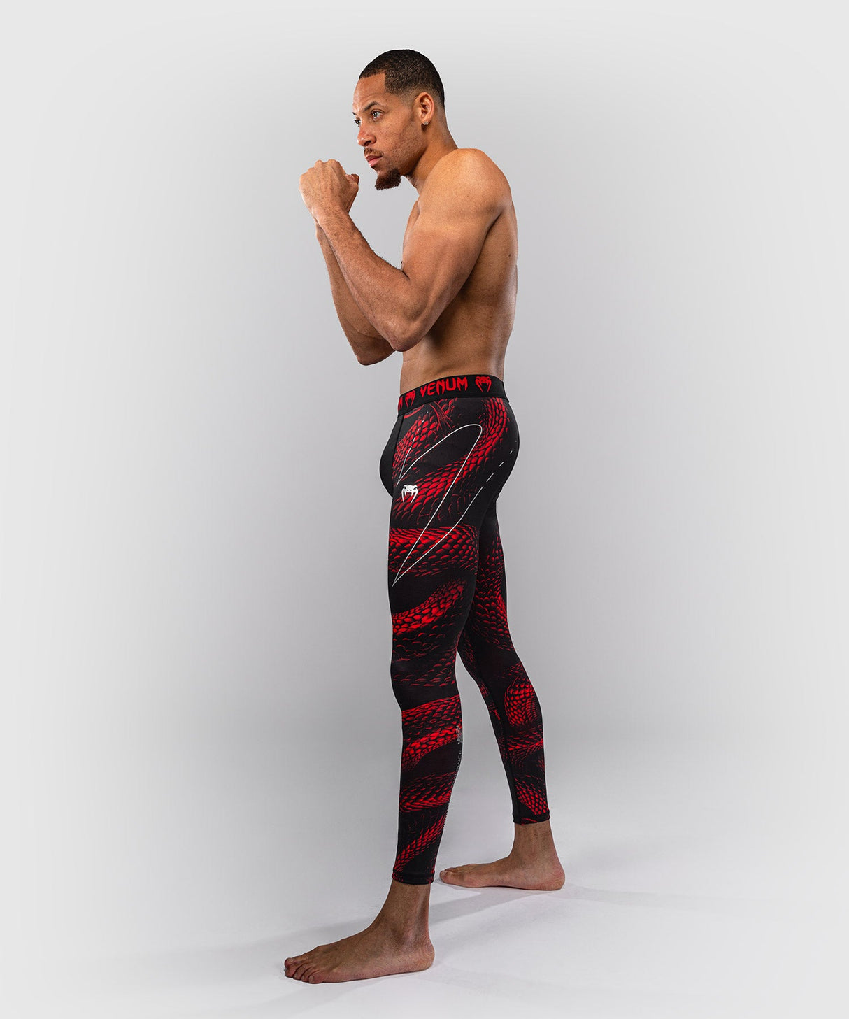 Venum Compressiebroek Matupa - Zwart/Rood/Zilver