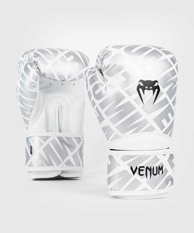 Gants de boxe Venum Contender 1.5 XT Enfant – Blanc/Argent