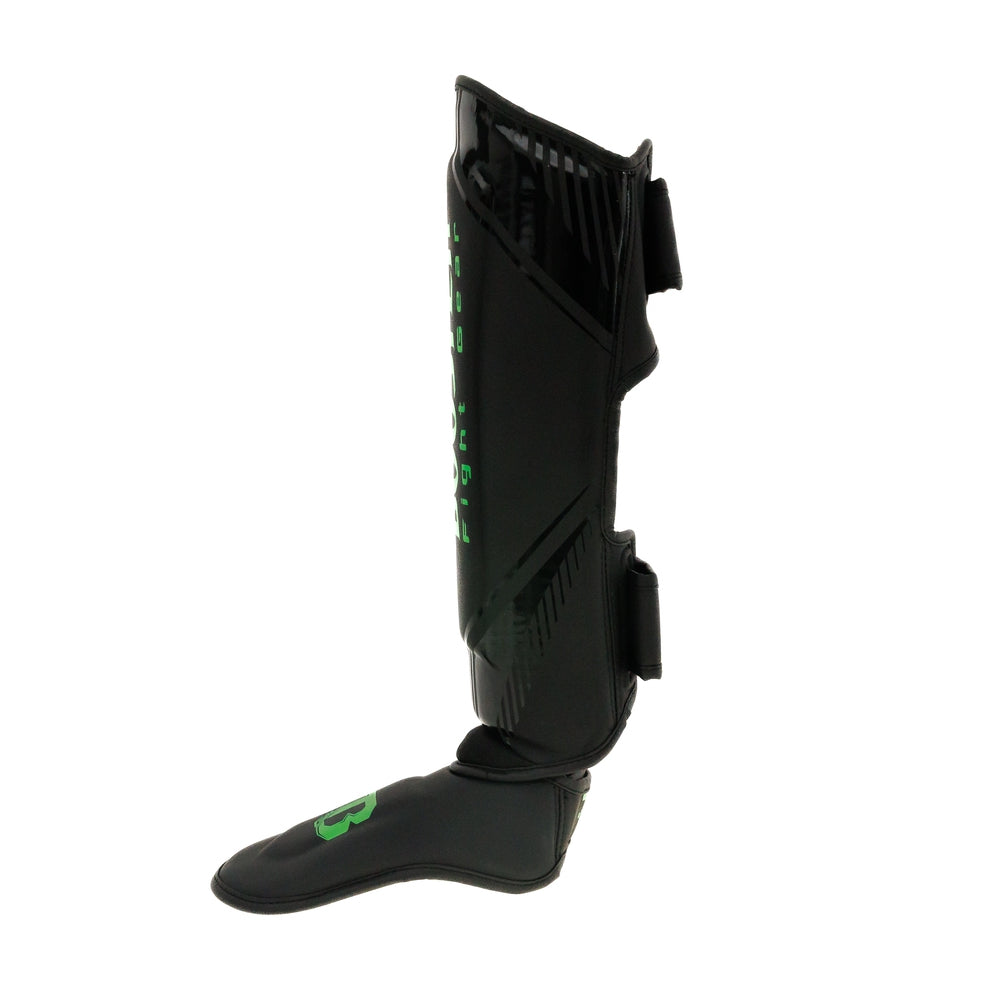 Booster Kickboks Scheenbeschermers Bangkok - Zwart/Groen