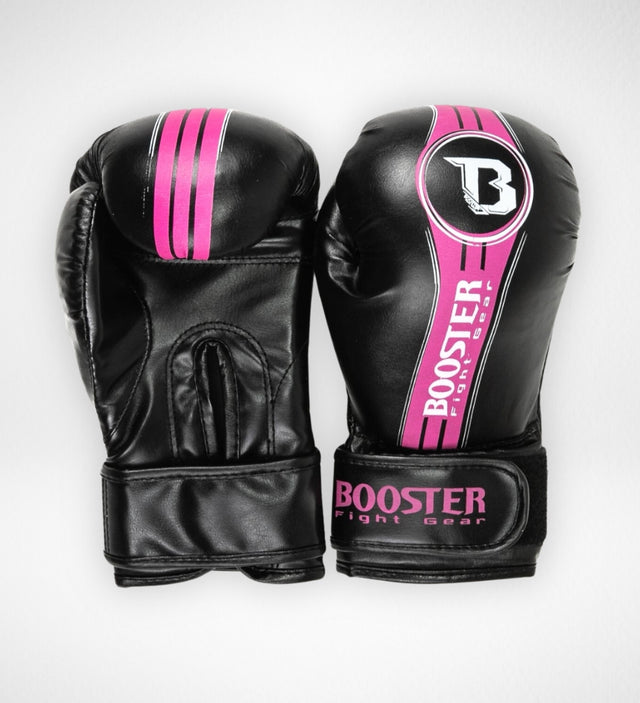 Gants de boxe Booster Future V2 Enfant – Noir/Rose