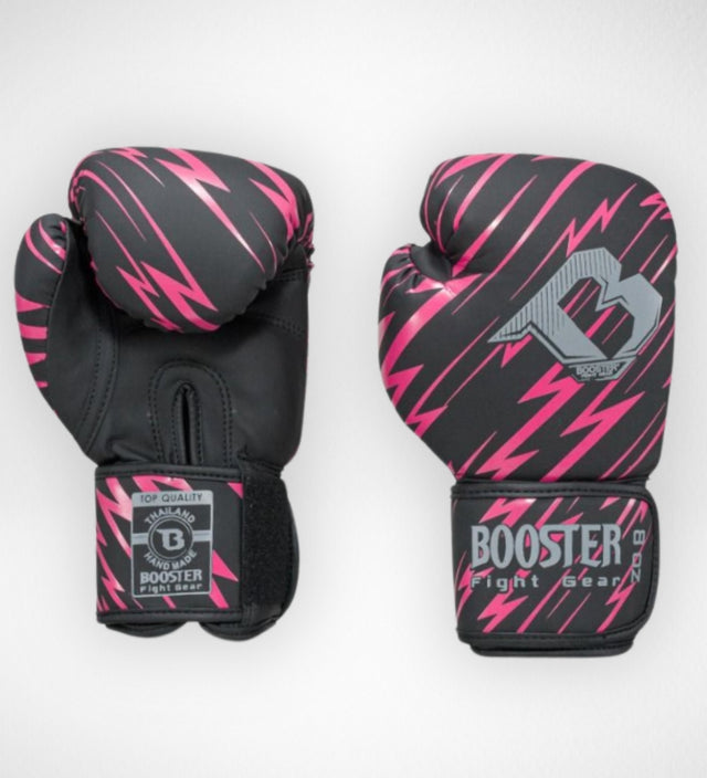 Gants de boxe Booster Combat Enfant – Noir/Rose