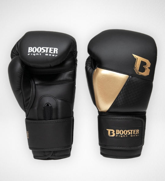 Booster Bokshandschoenen BG 'XXX' - Zwart/Goud